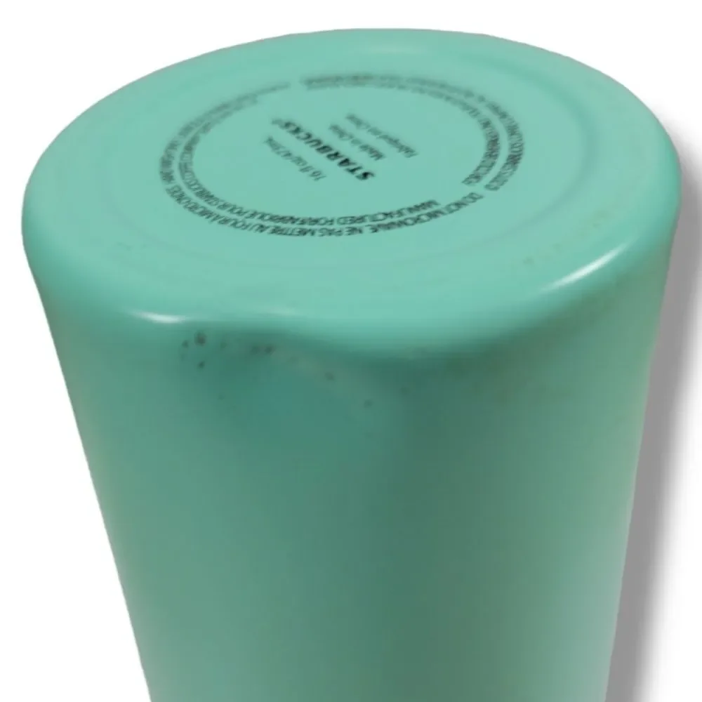 Starbucks Tumbler 2015 Stainless Steel Tumbler Cup Blue 16 fl oz No Straw Dented